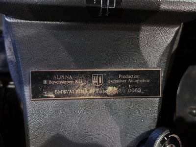 1986 BMW Alpina B7 — миниатюра 72
