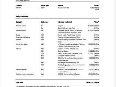 PORSCHE 718 BOXSTER - 9