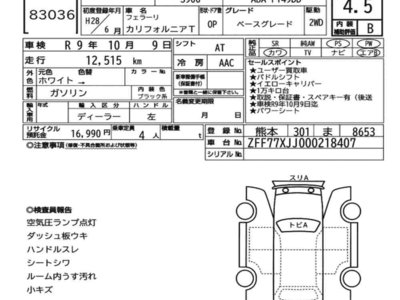 FERRARI CALIFORNIA T - 7