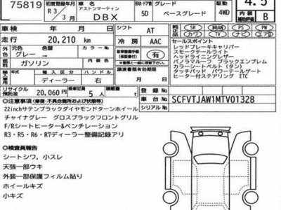 ASTON MARTIN DBX - 4