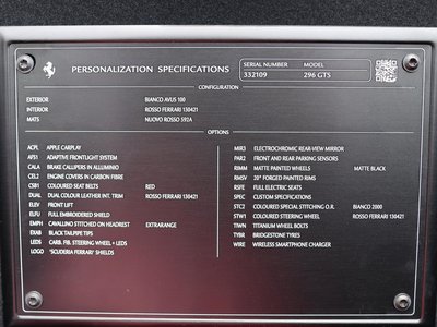 2026 FERRARI 296 GTS thumbnail 39