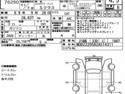 2020 Mercedes-BENZ S-CLASS 照片 2