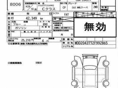 2012 MERCEDES-BENZ C-CLASS AMG 照片 2