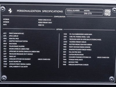 2025 FERRARI 296 GTS — миниатюра 30