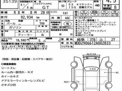 2019 Mercedes-BENZ GT AMG 照片 2