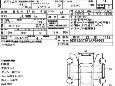 1996 Mercedes-BENZ S-CLASS 照片 3