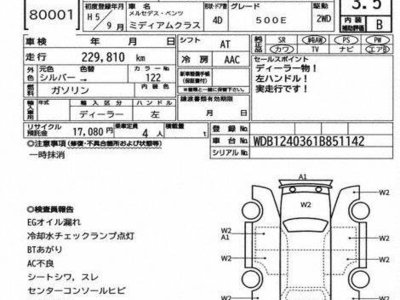 1993 Mercedes-BENZ MEDIUM-CLASS 照片 7
